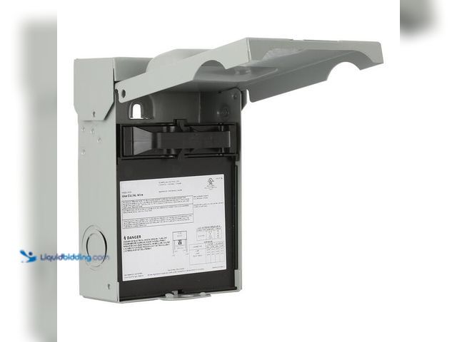 Lot 49-2000715 - Midwest Electric Products 30-Amp 120/240-Volt Fused AC Disconnect (U035F2P), Model # U035F2P, slight...
