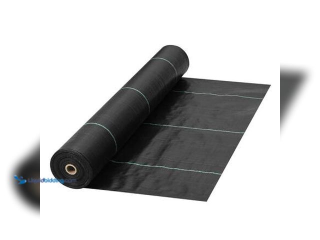 Lot 49-5546458 - VEVOR Weed Barrier Fabric Heavy Duty 3 ft.x300ft. Woven Weed Blocker Gardening Mat 3.2OZ Garden Geot...