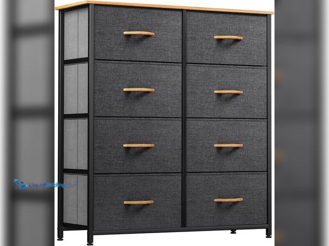 Lot 49-3531297 - YITAHOME Dresser with 8 Drawers - Fabric Storage Tower, Organizer Unit for Bedroom, Living Room, Hal...