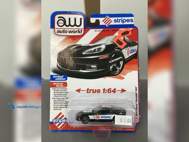 Lot 49-910668 - New Other Auto World Stripes Series Release 1 Version A Limited Edition - 2010 Chevrolet Corvette Z0...