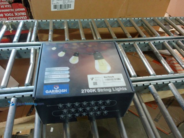 Lot 49-3472052 - Garibosh 49ft Led Outdoor String Lights, Dimmable Edison Shatterproof Waterproof Patio Lights, 2700K...