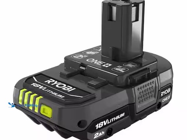 Lot 49-5459386 - RYOBI ONE+ 18V High Performance Lithium-Ion 2.0 Ah Compact Battery. Model # PBP2006. Unused. (1 BATT...