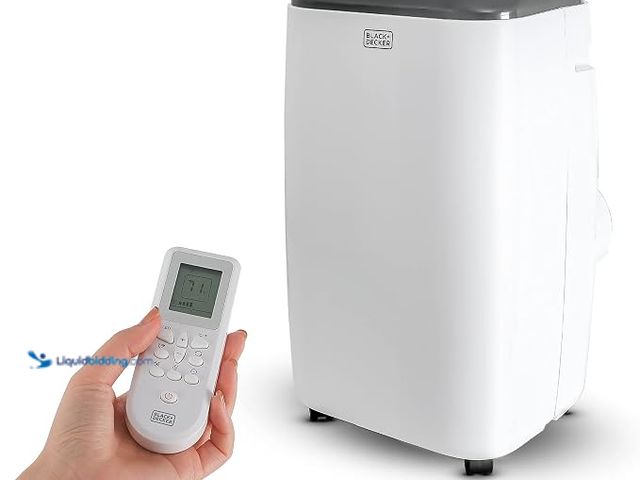 Lot 49-1630733 - BLACK+DECKER Portable Air Conditioner, 8,000 BTU, BPP05WTB, White | 5,000 BTU SACC for Rooms Up To 3...