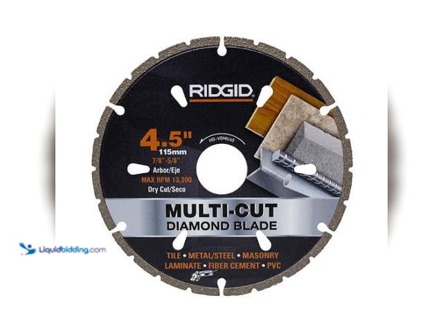 Lot 49-5546666 - RIDGID 4.5 in. Diamond Multi-Cutting Blade Model # HD-VBMU45 unused