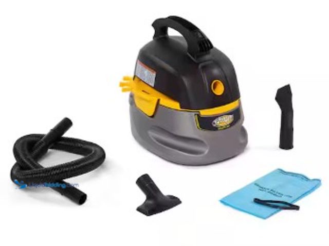 Lot 49-2025690 - Stinger 2.5 Gal. 1.75 Peak HP Small Shop Vacuum Wet Dry Vac with Filter Bag, Hose, Utility and Car N...