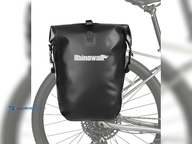 Lot 49-5549859 - Rhinowalk Bike Bag Waterproof Bike Pannier Bag for Bicycle Cargo Rack Saddle Bag Shoulder Bag Laptop...