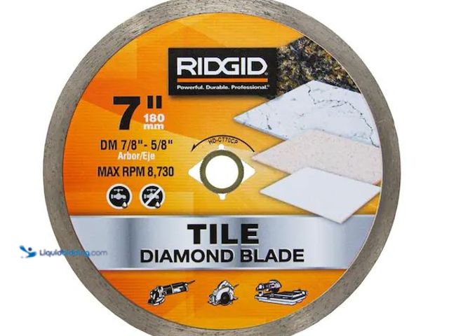 Lot 49-5551400 - RIDGID
7 in. Continuous Diamond Blade, Unused