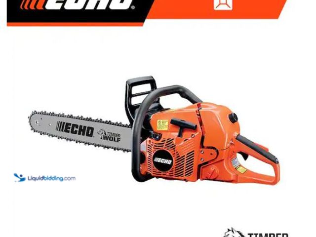 Lot 49-1624636 - ECHO 20 in. 59.8 cc Gas 2-Stroke Rear Handle Timber Wolf Chainsaw Model # CS-590-20, Used, No Attach...