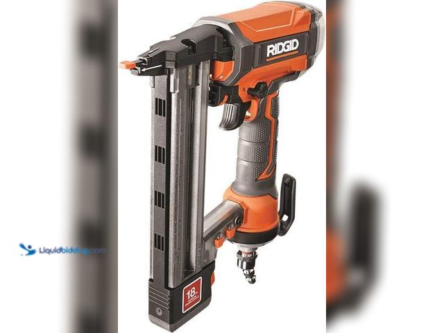 Lot 49-5453191 - RIDGID 18-Gauge 1-1/2 in. Industrial Automatic Stapler. [Model: AT161002] Used