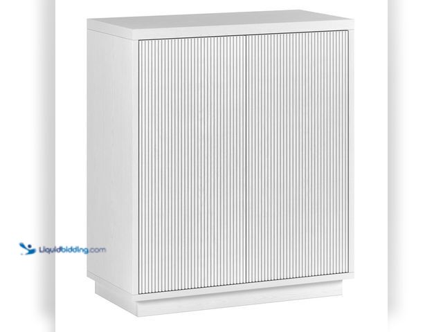 Lot 49-5447649 - Alston 27.75 in. White Rectangular Accent Storage Cabinet. [Model # AC1906] Unused