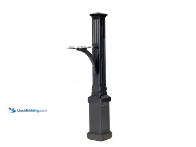 Lot 49-1546853 - Postal PRO Lexington Post Kit in Black, Model # PP235BL, Unused.  Ref#SB1024