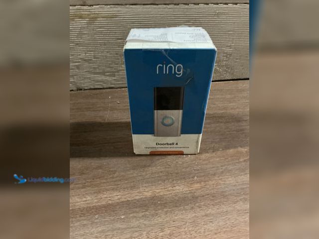 Lot 49-3514267 - Ring
Video Doorbell 4 - Smart Wireless Doorbell Camera with Enhanced Dual-Band WiFi, Extended Batte...