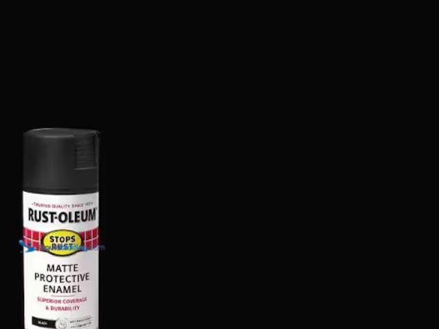 Lot 49-2025041 - Lot of (18) Rust-Oleum Stops Rust 12 oz. Protective Enamel Matte Black Spray Paint, Model # 401641, ...
