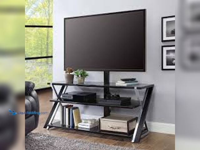 Lot 49-5548720 - Whalen Xavier 3-in-1 Television Stand, Multiple Finishes Model# XL-44E, XL-44W UNUSED. PIECE BENT.HA...