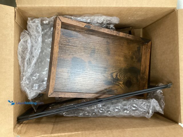 Lot 49-5551462 - SANRETAHO Bathroom Counter Organizer 3 Tier Wood Spice Rack, Unused with hardware