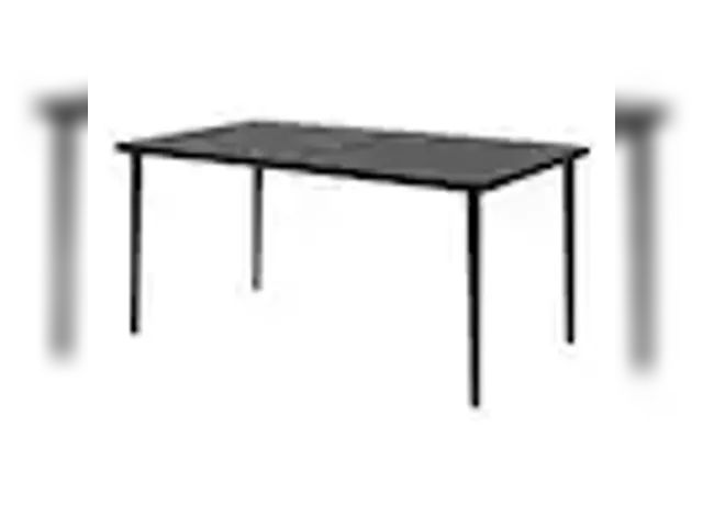 Lot 49-2024407 - StyleWell Tucker Rectangular Steel Slat Top Outdoor Dining Table. Model # GT-13534-SSS. MSRP $199. U...