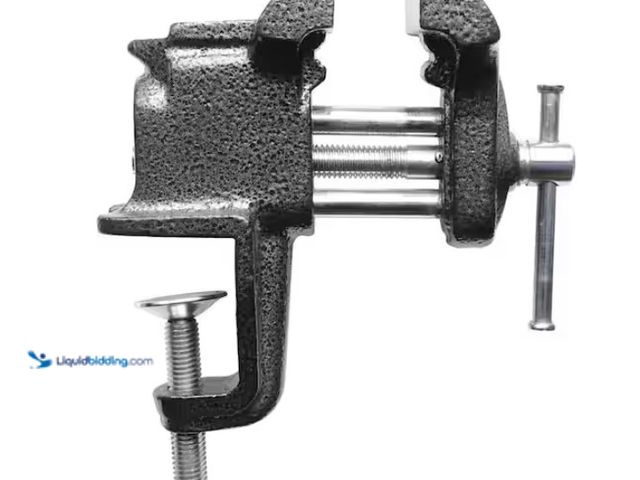 Lot 49-1567849 - BESSEY 3 in. Clamp-On Vise, Light duty vise can be clamped to surfaces up to 1.5 inches thick, Model...