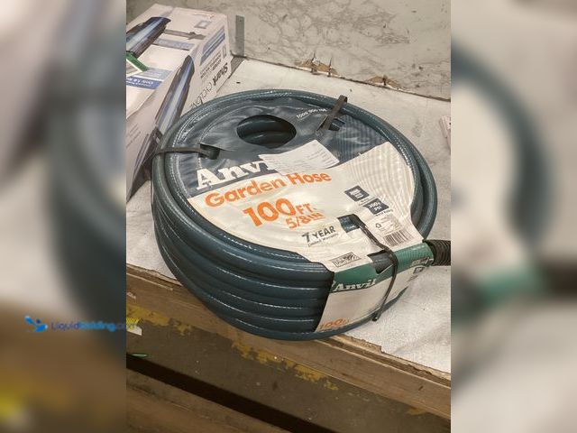 Lot 49-5488021 - Anvil 5/8 in. x 100 ft. Medium-Duty Garden Hose. Model # CHDANT58100. Unused