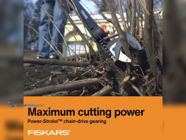 Lot 49-2026131 - Fiskars 54 in. EZ Reach Stik Tree Pruner, Model # 92346935K.MSRP: $47.92.  Slightly used.  Ref#HD092...