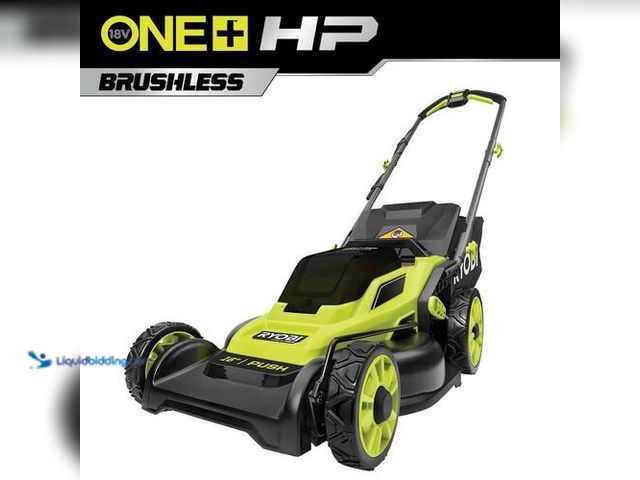 Lot 49-5475686 - RYOBI ONE+ HP 18V Brushless 16 in. Cordless Battery Walk Behind Push Lawn Mower (Tool Only). Model #...