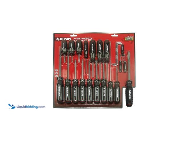 Lot 49-5414488 - Husky Screwdriver Set (22-Piece), Model # HUSKY022, Unused, Missing 2.
