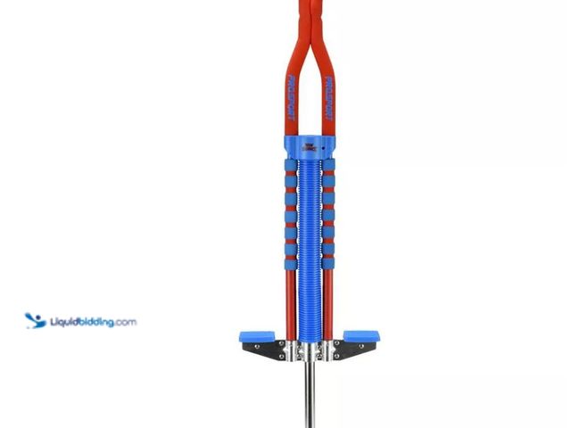 Lot 49-5543494 - New Bounce Pogo Stick for Ages 9 and Up, 80 to 160 Lbs, pro sport edition - Blue and Red. Model #086...