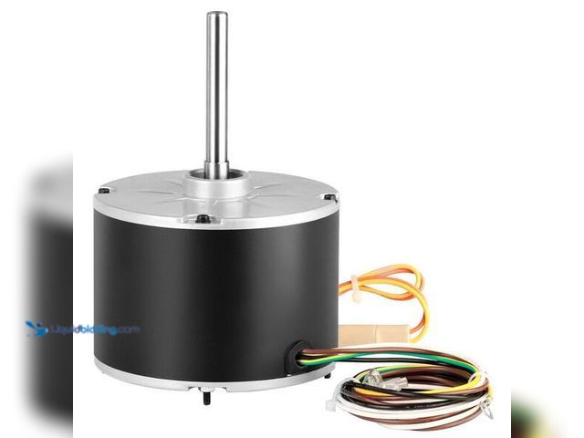 Lot 49-5446898 - Condenser Fan Motor, 1/5 HP 208-230-Volt, 1075RPM, OEM Standard Upgraded Replacement Condenser Motor...