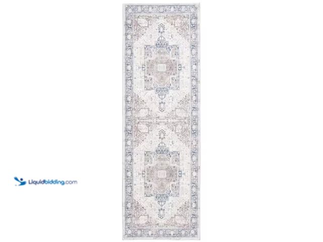 Lot 49-2000475 - Home Decorators Collection Silky Medallion Multi 2 ft x 7 ft Medallion Polyester Runner Rug, Model #...