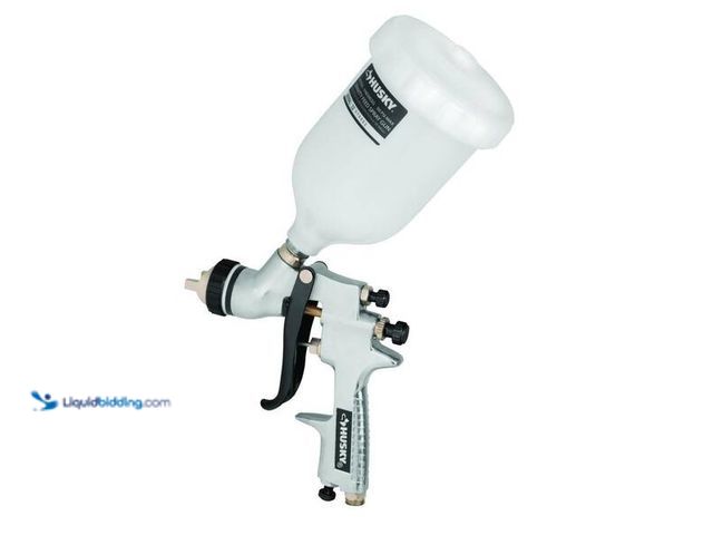Lot 49-5452366 - Husky
Gravity Feed HVLP Spray Gun. SKU # 762051 Item is used.