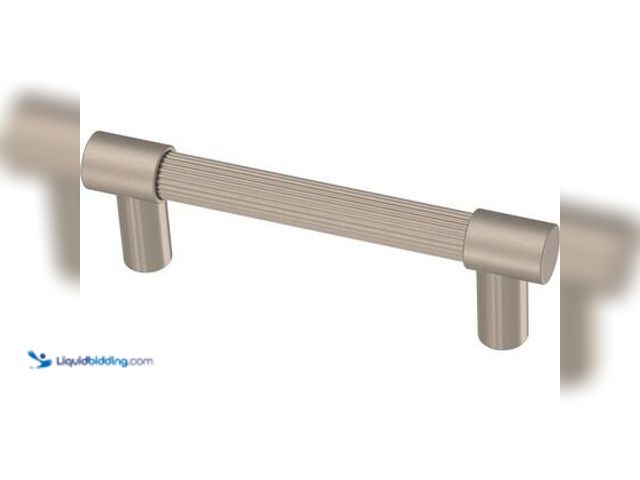 Lot 49-5572181 - QTY 6 -Liberty Fluted 3 in. (76 mm) Modern Satin Nickel Cabinet Drawer Bar Pull. Model # P48655C-SN-...