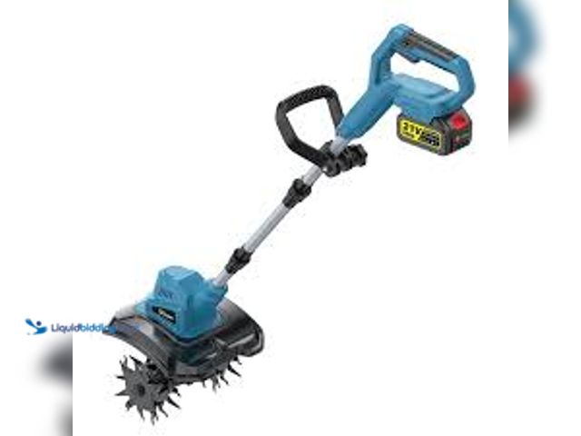 Lot 49-5544618 - Gisam Cordless Tiller Cultivator for Lawn Gardening Soil Cultivation. Model: MX60012. Unused, NO bat...