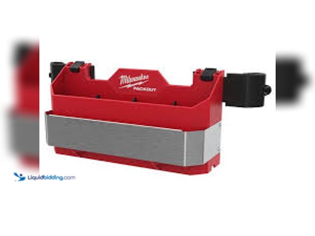 Lot 49-5483358 - Milwaukee PACKOUT Caddy Tool Box Rack Attachment. Model # 48-22-8602. Unused