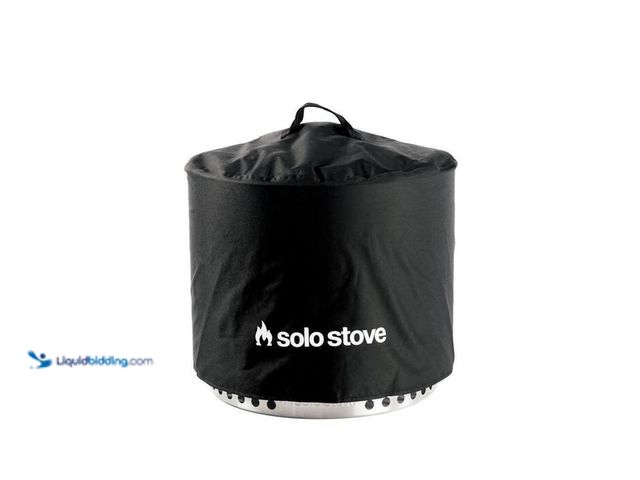 Lot 49-2021766 - Solo Stove Bonfire Shelter 22 x 16 in. PCV Lined Fire Pit Cover. Model # SSBON-SHELTER-BLK. MSRP $50...