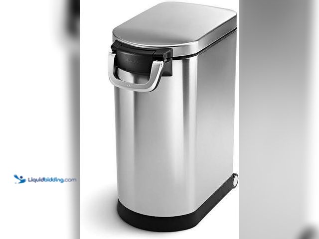 Lot 49-5546005 - Grey Food storage container. Stainless steel, food grade plastic, airtight. Unused.