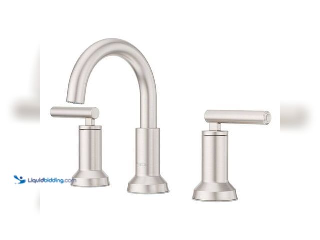 Lot 49-2000721 - Pfister Capistrano 2-Handle 8" Widespread Bathroom Faucet Spot Defense Brushed Nickel, Model # LF-04...