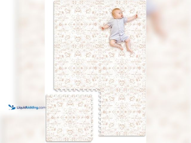 Lot 49-5437277 - Extra Large Baby Play Mat - 4FT x 6FT Foam Puzzle Floor Mat for Kids & Toddlers (Persia Rhombic Patt...