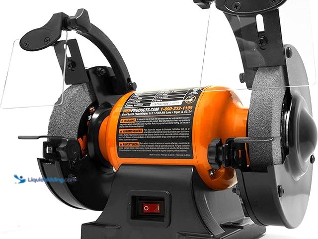 Lot 49-2001171 - WEN BG4260 2.1-Amp 6-Inch Single Speed Bench Grinder, Orange/Black, Model # B08ZVTFSHK, Unused, Has ...