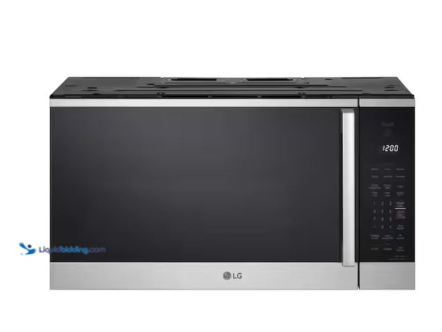 Lot 49-1631943 - LG 1.8 cu/ft. Smart Over-Range Microwave Oven w/ EasyClean in PrintProof Stainless Steel 1000-Watt (...