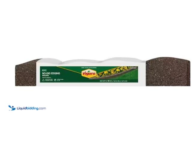 Lot 49-1627267 - Lot of (5) Vigoro Roman Stone 4 ft. Earth Rubber Garden Edging Model # MT5001675, Unused  Ref#PA0710