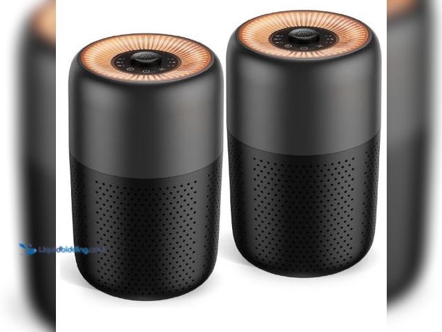 Lot 49-5436581 - 2 Pack YARIKI Air Purifiers for Bedroom Home with Aromatherapy Function,Small Air Purifier with Nigh...