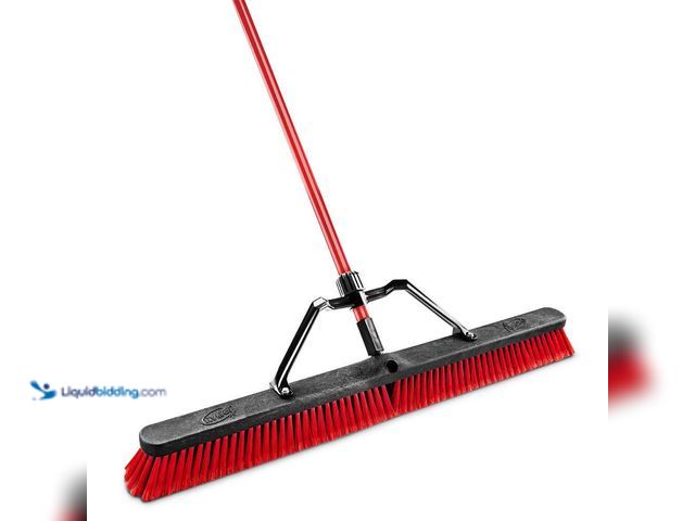 Lot 49-5433904 - Libman
36 in. High Power Multi-Surface Push Broom Set with Brace and 60 in. Steel Handle. New