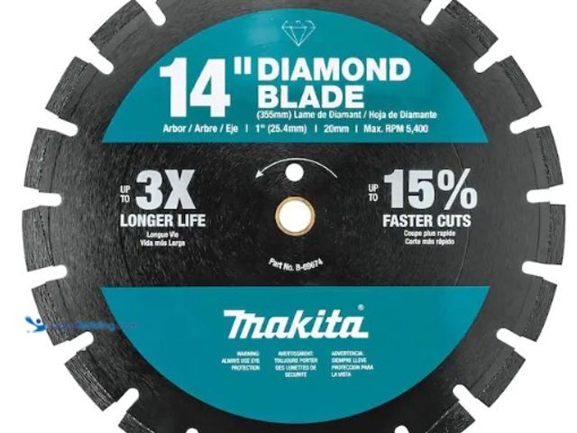 Lot 49-2004176 - Makita 14 in. Segmented Rim Dual Purpose Diamond Blade, Model # B-69674, New, Factory Sealed.  Ref#S...