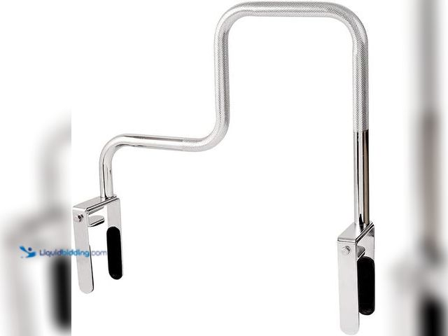 Lot 49-5433789 - DMI Chrome Plated Grab Bars For Bathtubs And Showers For Seniors For Bathtubs And Showers, Adjustabl...