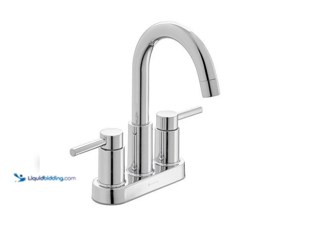 Lot 49-5435296 - Glacier Bay
Dorind 4 in. Centerset Double Handle High-Arc Bathroom Faucet in Chrome Unused