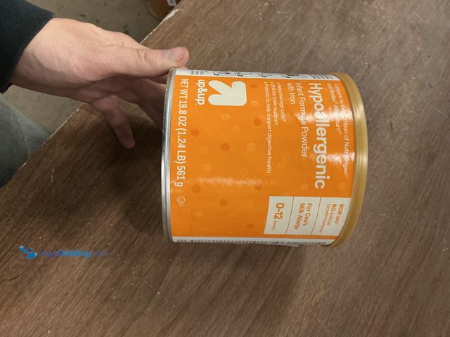 Lot 49-3527382 - Hypoallergenic Infant Formula Powder with Iron – up & up – 19.8 oz (3/17/27) New