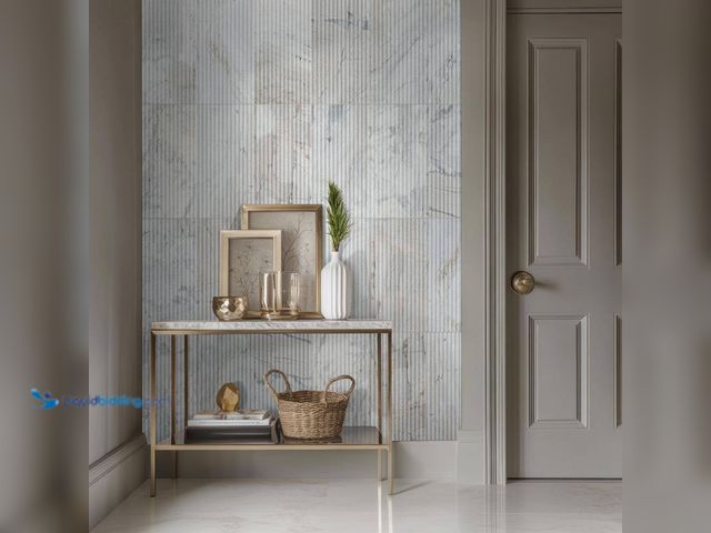 Lot 49-5538634 - Approx 30 sq.ft. MSI
Arabescato Venato Milano Ribbo 12 in. x 24 in. Honed Fluted Marble Wall Tile (...