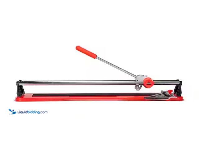 Lot 49-1567790 - Rubi Practice 61 Plus-24 in. Tile Cutter with Tungsten Carbide Blade and Roller Guide, Model # 21979...