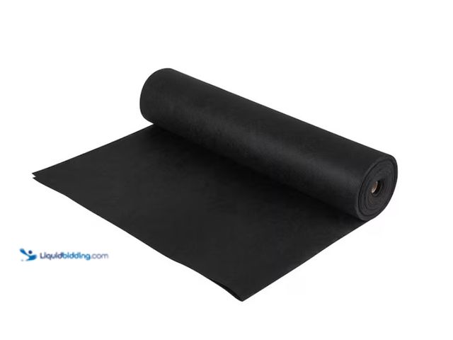Lot 49-1622823 - VEVOR 4 ft. x 100 ft. Geotextile Landscape Fabric 8 oz. Heavy-Duty Needle-Punched PP Garden Weed Bar...