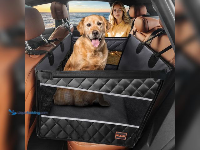 Lot 49-5408548 - Dog Car Seat for Large Medium Dogs, Back Seat Extender for Pets, Waterproof Pet Car seat for Medium ...