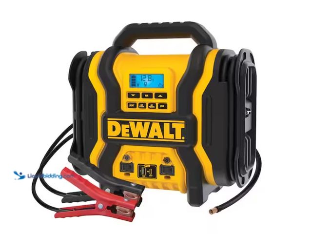 Lot 49-1575634 - DEWALT Portable Power 2000 Peak Amp Jump Starter w/Digital Compressor, Model # DXAEPS14, Unused, Pow...